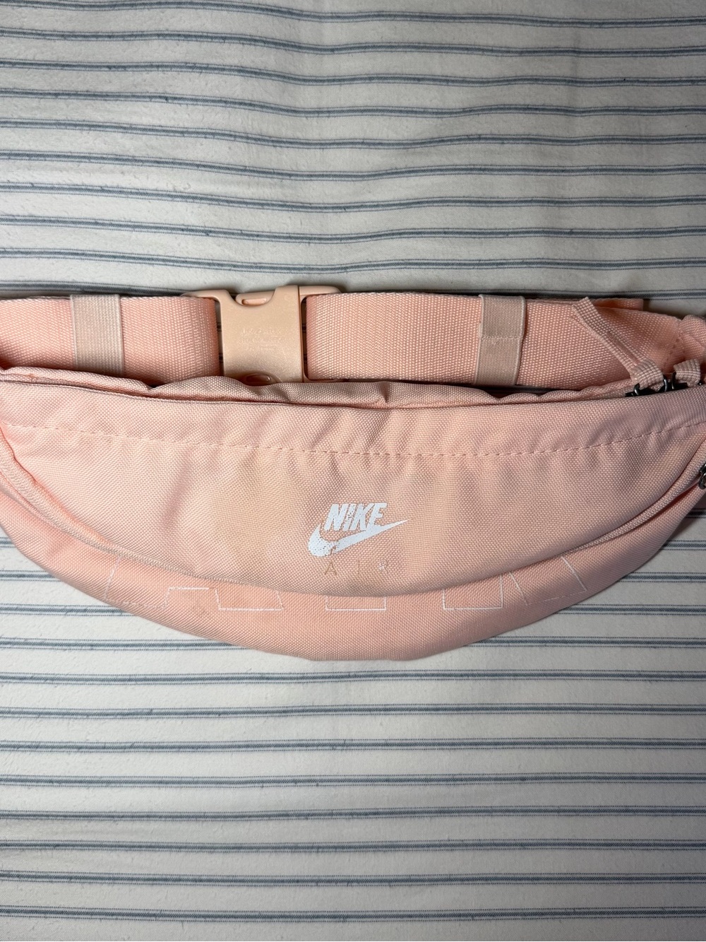 Nike Pink Crossbody Waist Pack with White Logo